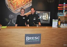 Beau Belde en Jeroen de Zwart van Bresc, leverancier van oa. bewerkte en verwerkte knoflook en olijven.